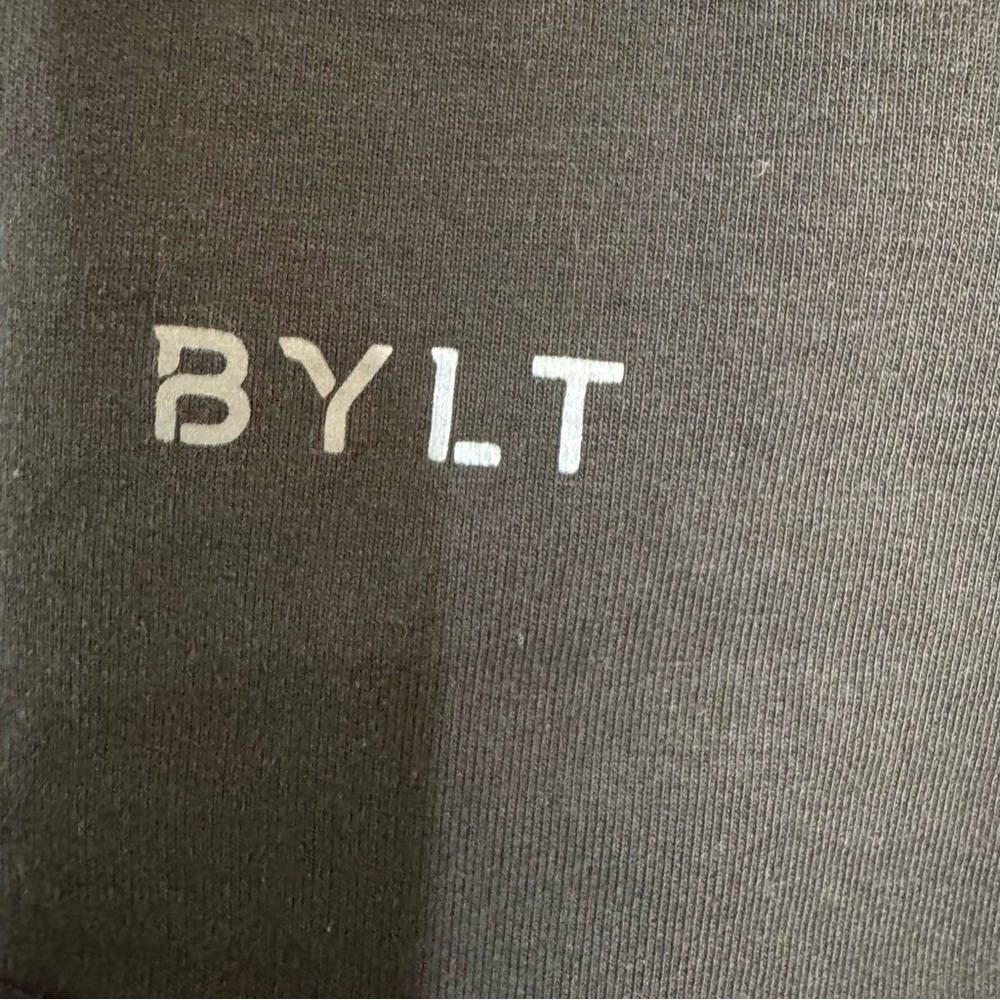 BYLT Basics Drop Cut Lux Short Sleeve TShirt Charcoal Gray Men’s Size Small - Picture 9 of 10